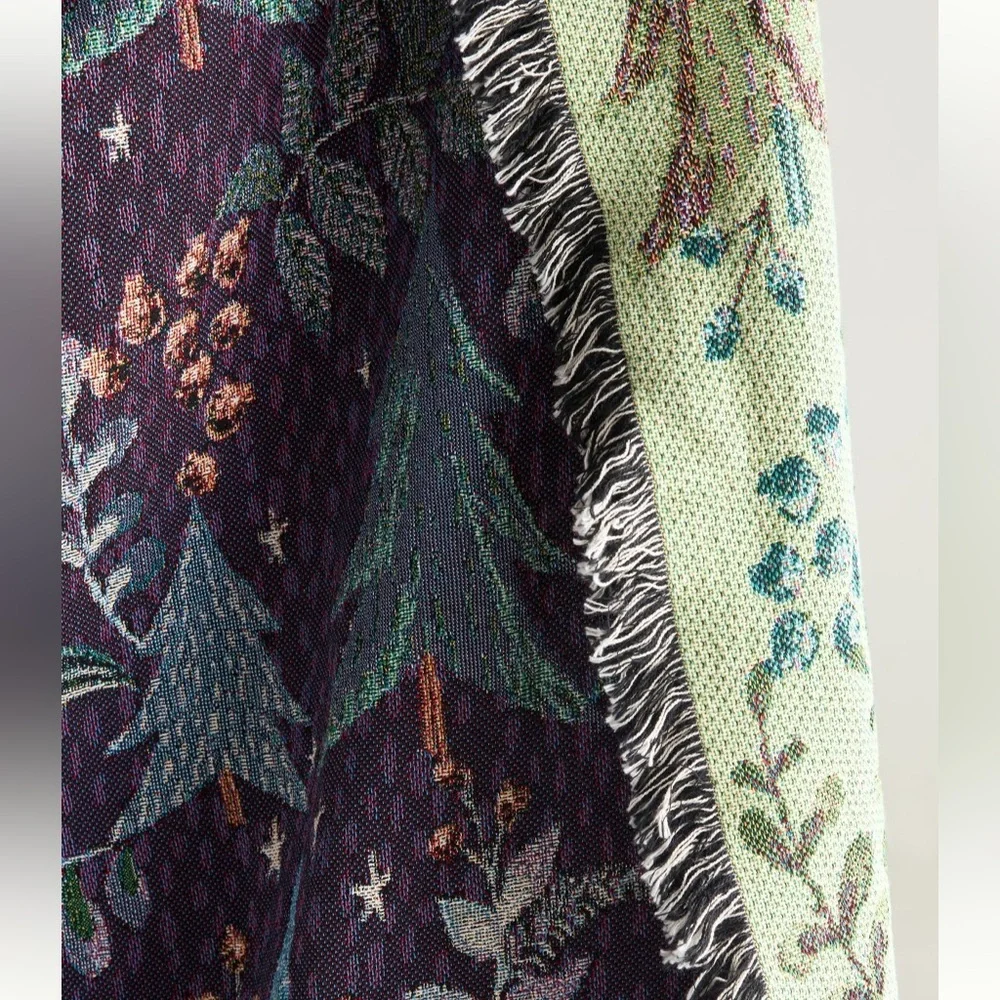 Anthropologie Willa Cotton Woven Throw Blanket	54